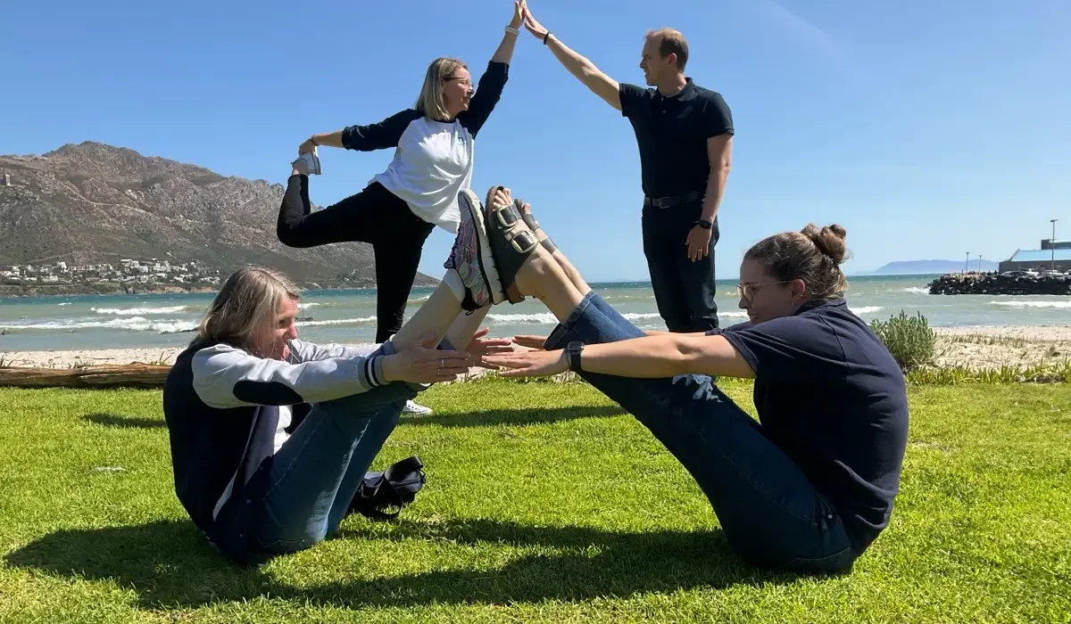 Ice Breaker Challenges 2 Generation Schools staff during GPS team challenge